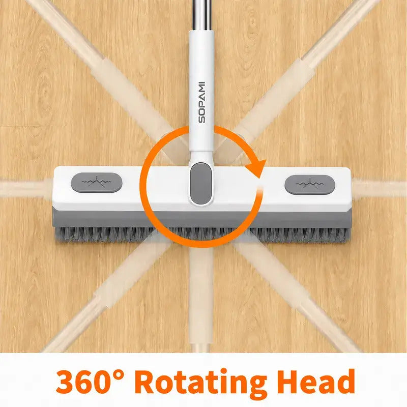 360° Rotating Gap Cleaning Tool – Extendable Crevice Cleaner with Adjustable Handle for Windows, Sliding Doors, Hard-to-Reach Areas & Deep Home Cleaning