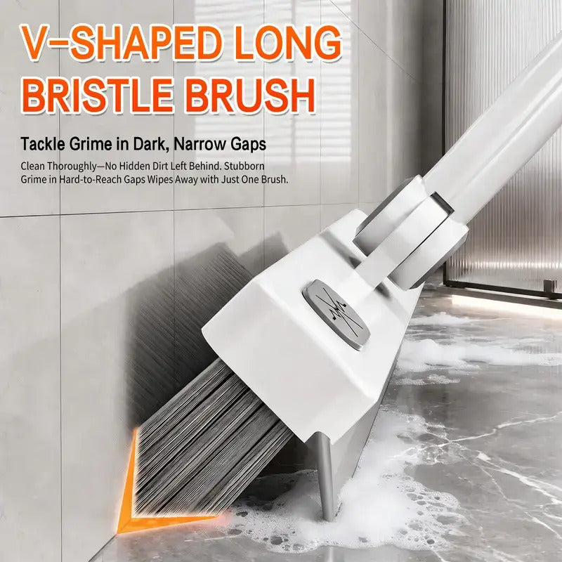 360° Rotating Gap Cleaning Tool – Extendable Crevice Cleaner with Adjustable Handle for Windows, Sliding Doors, Hard-to-Reach Areas & Deep Home Cleaning