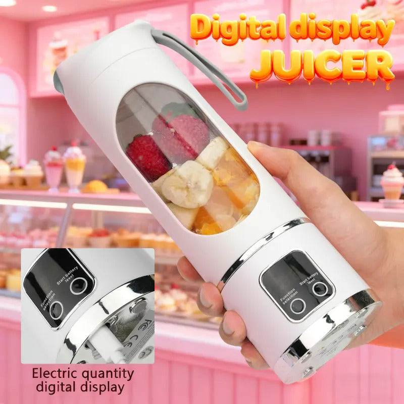 Portable USB Rechargeable Blender with Leakproof Design, Mini Personal Smoothie Maker for Travel, Gym, Home & On-the-Go Drinks
