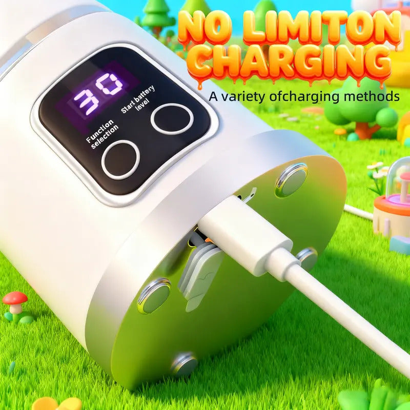 Portable USB Rechargeable Blender with Leakproof Design, Mini Personal Smoothie Maker for Travel, Gym, Home & On-the-Go Drinks