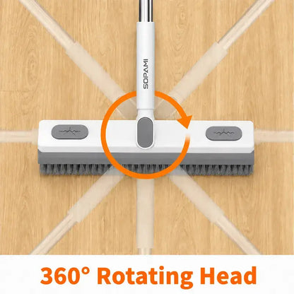 360° Rotating Gap Cleaning Tool – Extendable Crevice Cleaner with Adjustable Handle for Windows, Sliding Doors, Hard-to-Reach Areas & Deep Home Cleaning
