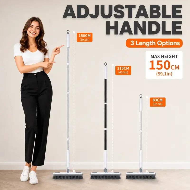 360° Rotating Gap Cleaning Tool – Extendable Crevice Cleaner with Adjustable Handle for Windows, Sliding Doors, Hard-to-Reach Areas & Deep Home Cleaning
