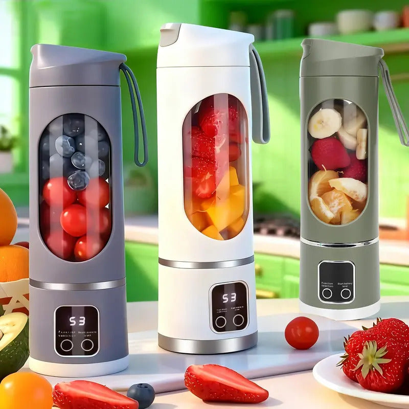 Portable USB Rechargeable Blender with Leakproof Design, Mini Personal Smoothie Maker for Travel, Gym, Home & On-the-Go Drinks