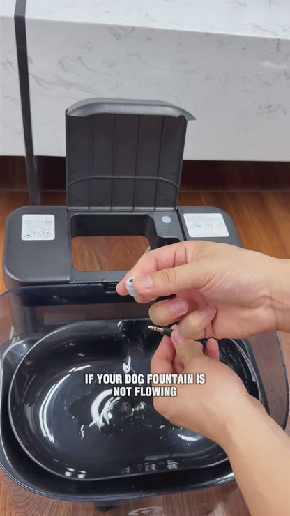 11L Large Dog Water Fountain – Automatic Drinking Water Dispenser with 5L Bowl & 6L Reserve Tank, Anti-Spill Design, Multi-Layer Filtration, Ultra-Quiet & BPA-Free