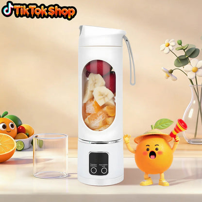 Portable USB Rechargeable Blender with Leakproof Design, Mini Personal Smoothie Maker for Travel, Gym, Home & On-the-Go Drinks